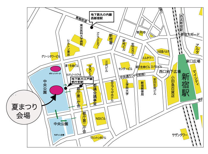 夏まつり会場